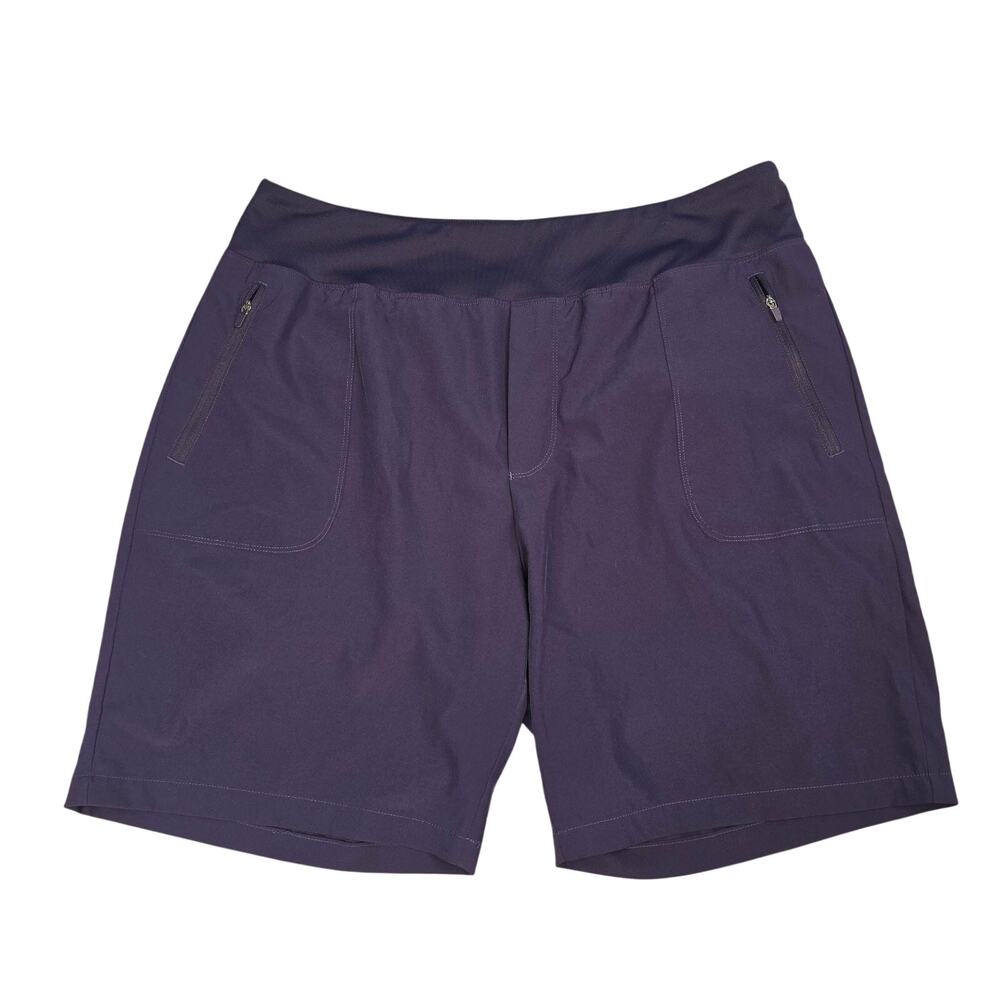 Baleaf Shorts Mens XL Blue Athletic Quick Dry Stretch Zipper Pockets Gym Hiking